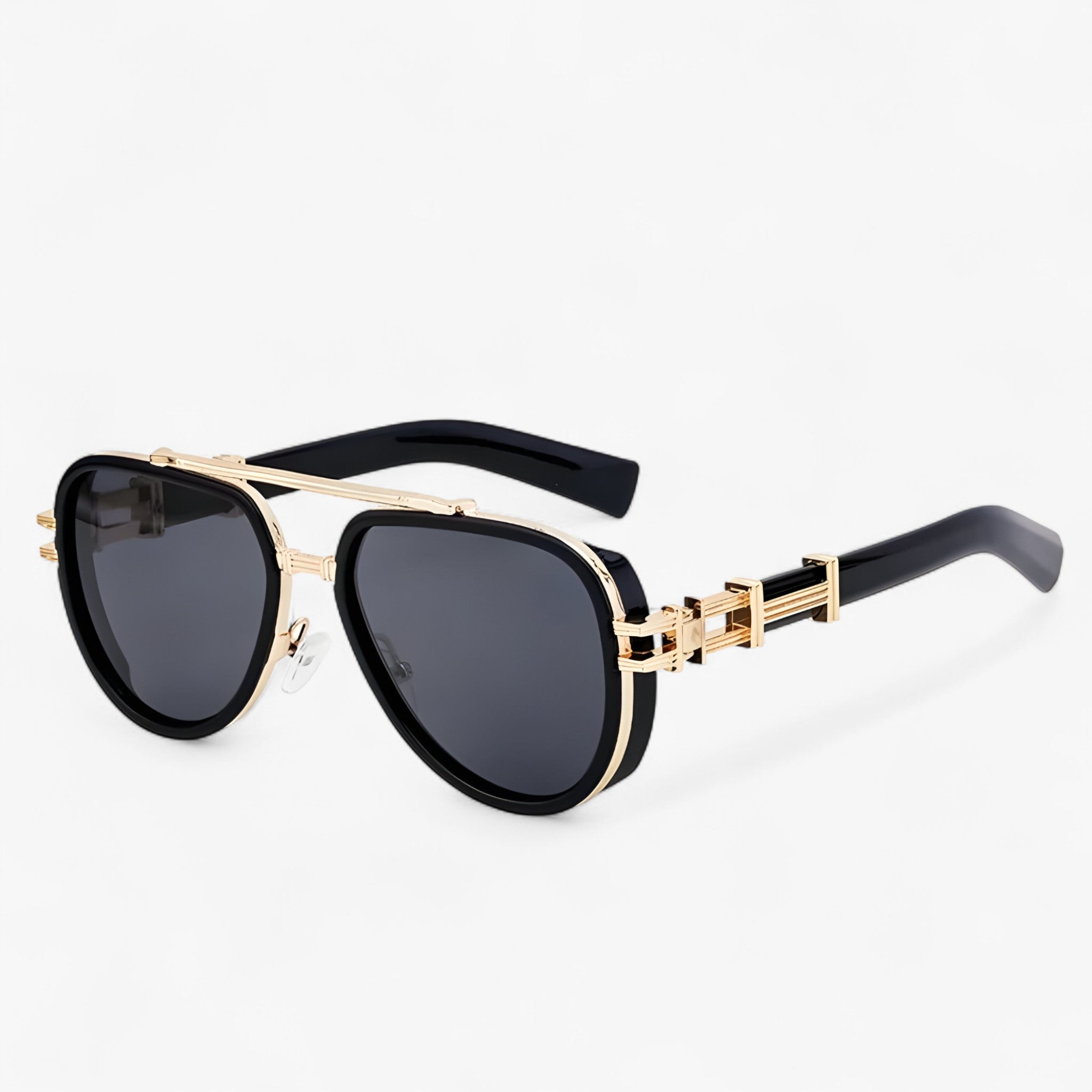 Oversized Steampunk Zonnebril met Gepolariseerde Glazen – Arclight