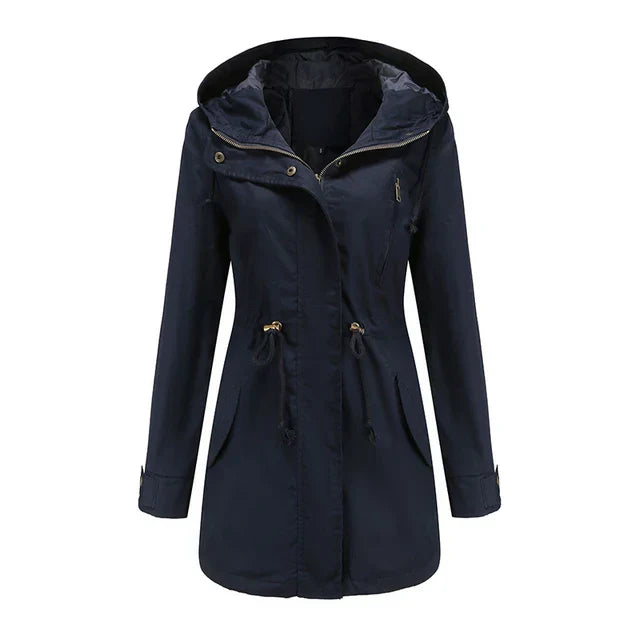 Stijlvolle Dames Jas met Capuchon – Marielle