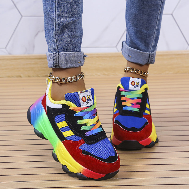Kleurrijke Dames Sneakers – Solenya
