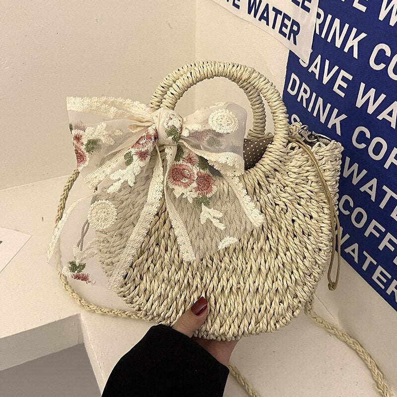 Sammy Jackson™ Romy Rieten Schoudertas | Een zomerse & elegante tas voor dames