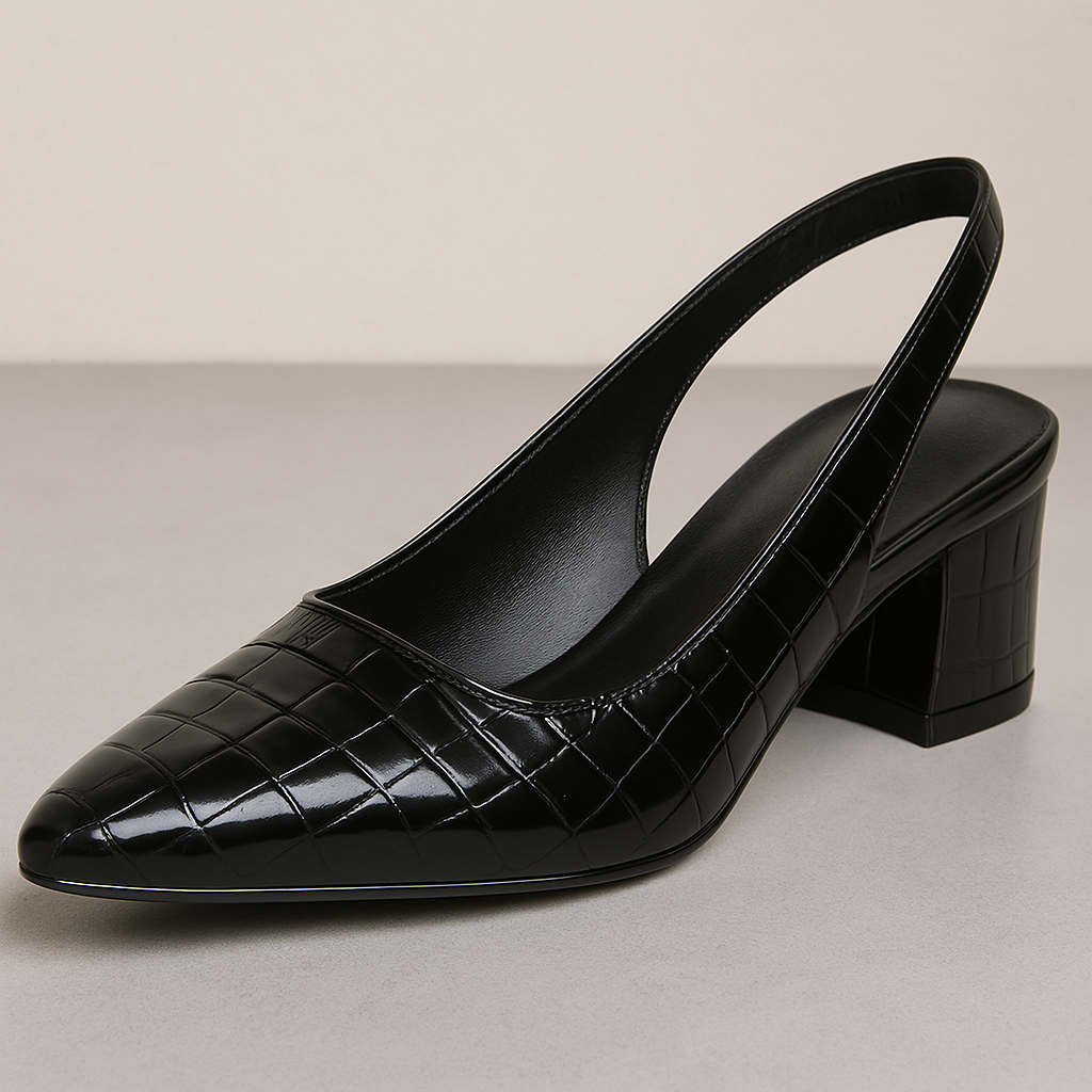 Slingback Pumps met Blokhak - Annika