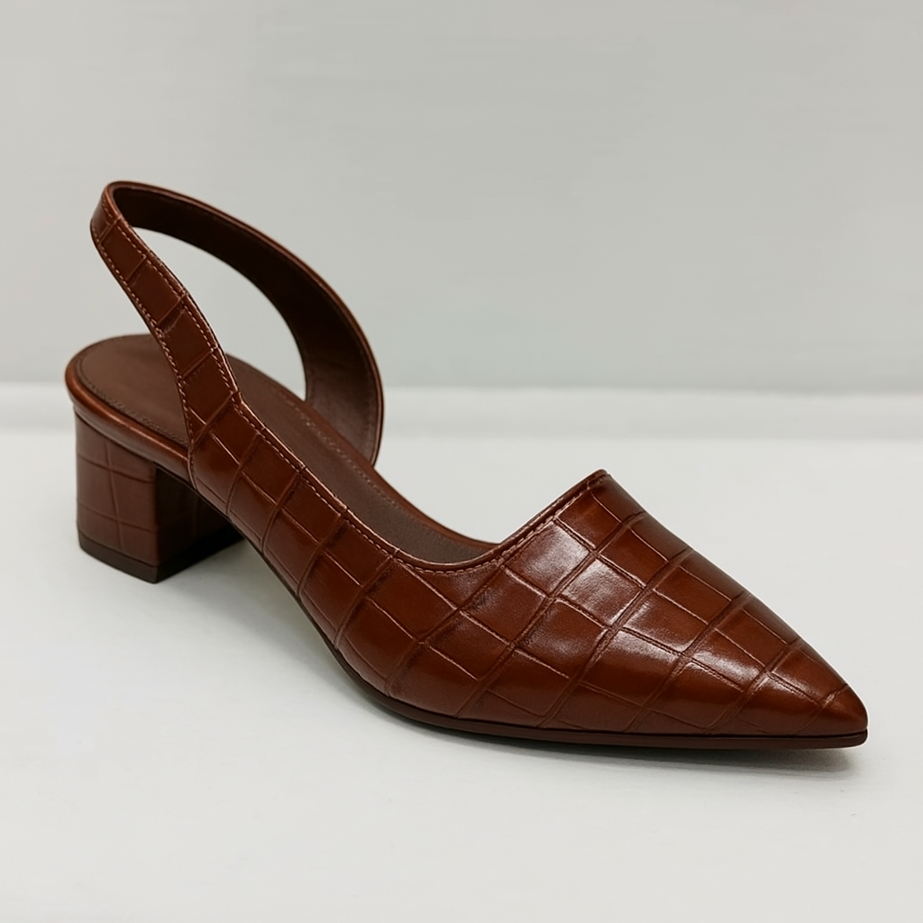 Slingback Pumps met Blokhak - Annika