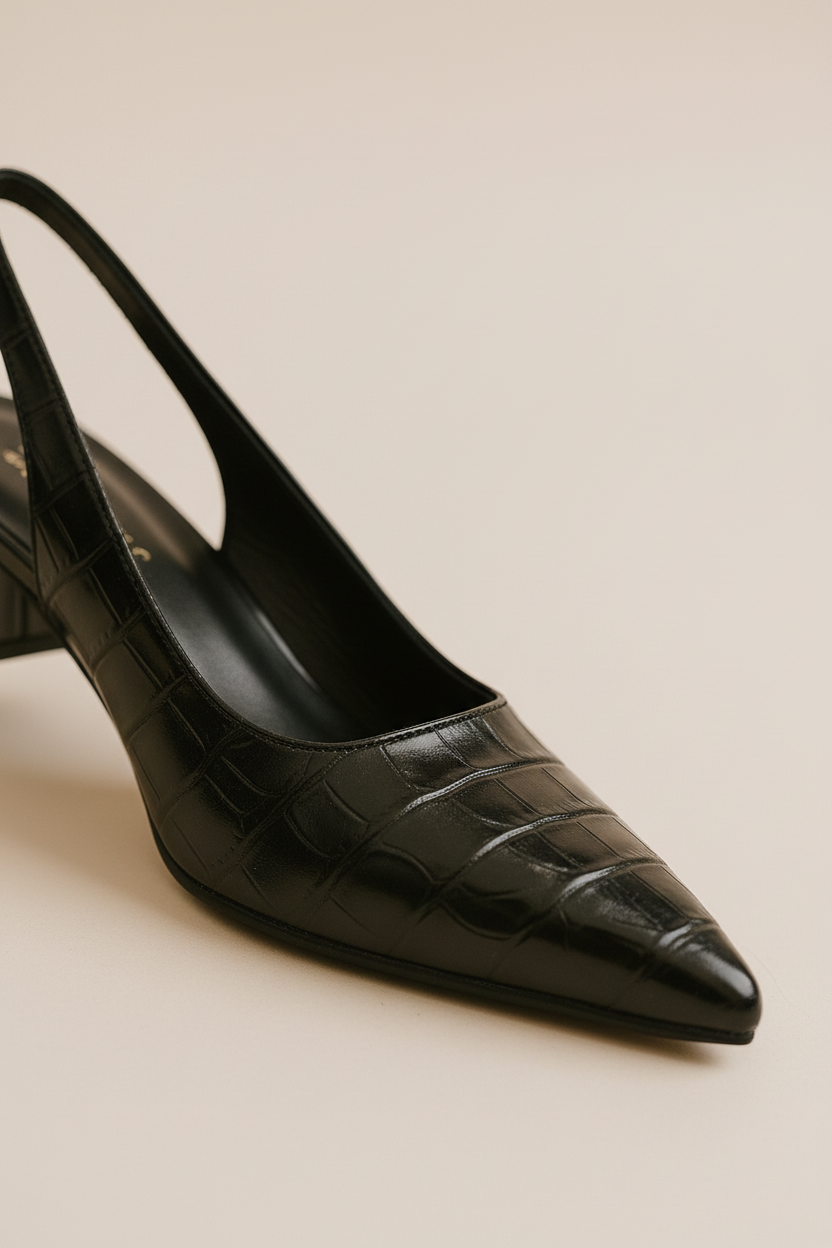 Slingback Pumps met Blokhak - Annika