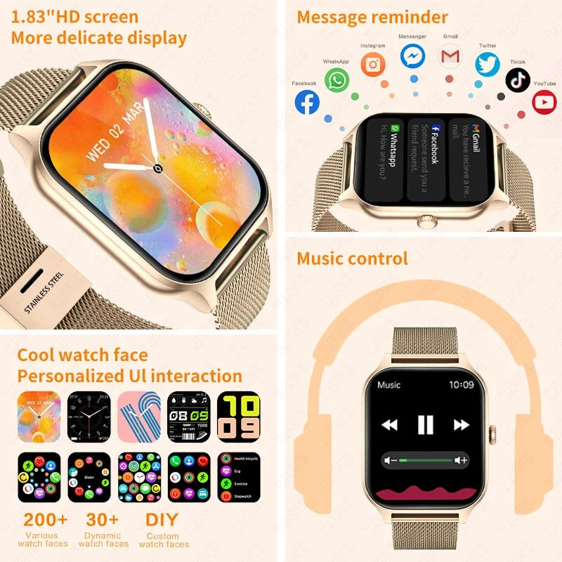Smartwatch Met Fitness-Tracker - StyleTrack
