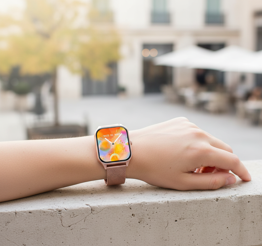 Smartwatch Met Fitness-Tracker - StyleTrack