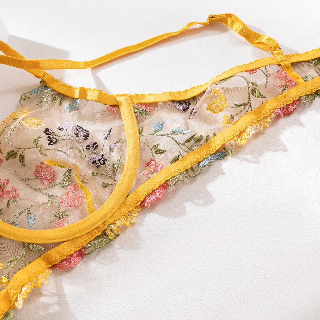 Kanten Lingerie Set | Tweedelig met prachtig borduursel
