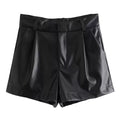 Sammy Jackson™ Angel Leren Short | Trendy & Vintage