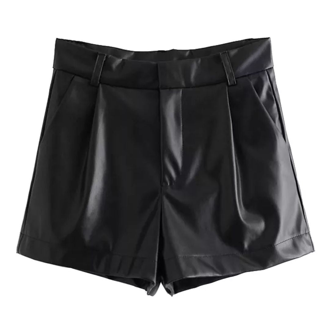 Sammy Jackson™ Angel Leren Short | Trendy & Vintage