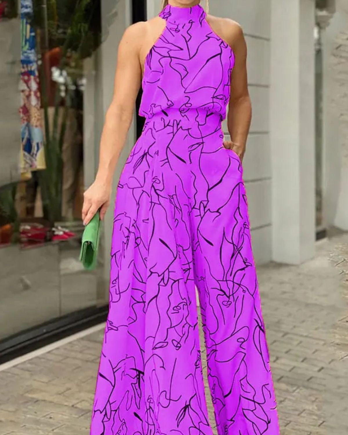 Sammy Jackson™ Sue Halter Jumpsuit | Trendy & Stijlvol
