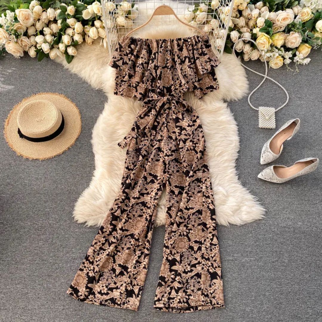 Sammy Jackson™ Jen Off-Shoulder Jumpsuit | Luchtig & Trendy