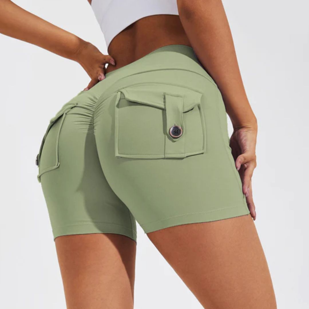 Sammy Jackson™ Vicky Sportshorts | Hoge Taille & Squat Proof