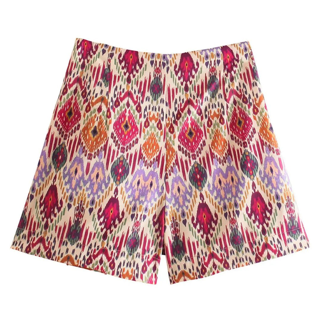 Sammy Jackson™ Jillian Geknoopte Skort | Levendig & Hoge Taille