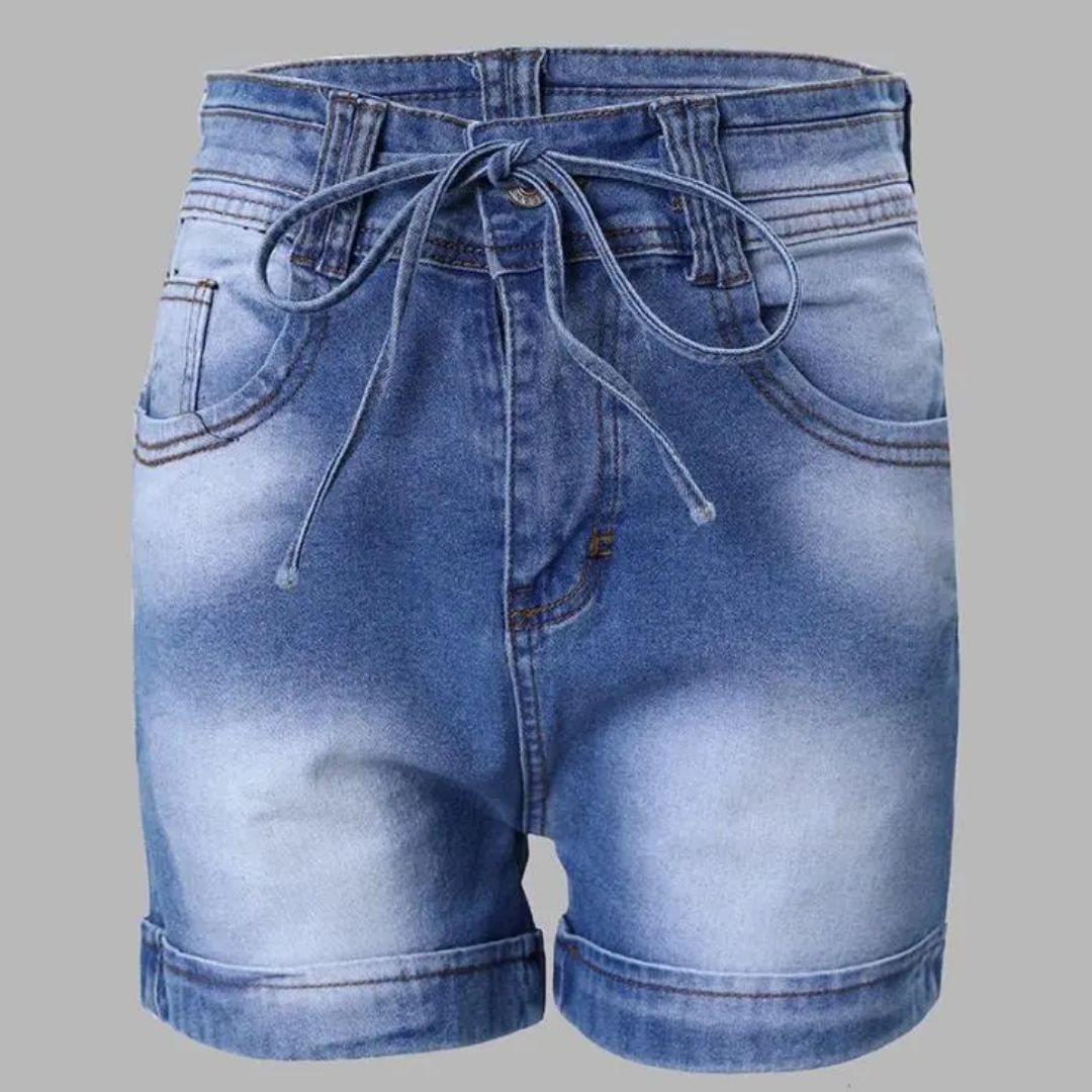 Sammy Jackson™ Cara Jeans Short | Hoge Taille & Skinny