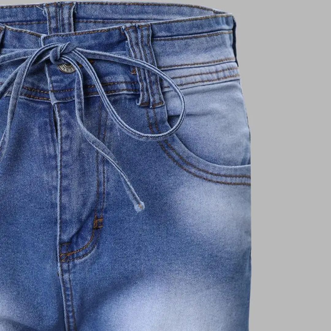 Sammy Jackson™ Cara Jeans Short | Hoge Taille & Skinny