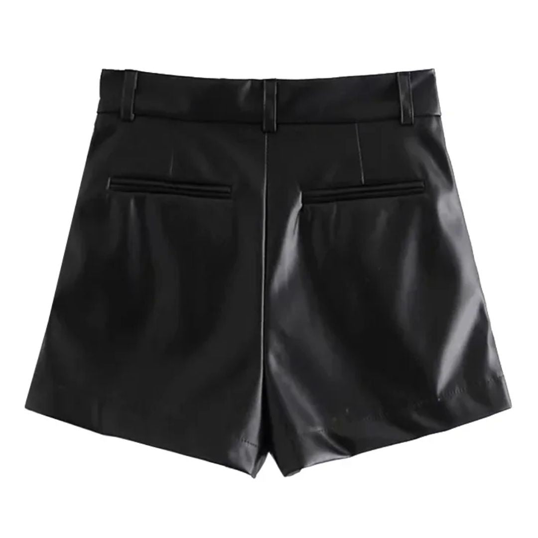 Sammy Jackson™ Angel Leren Short | Trendy & Vintage