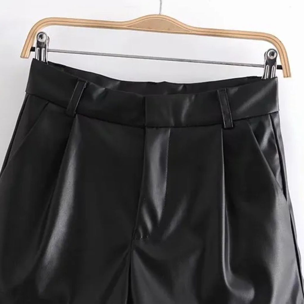 Sammy Jackson™ Angel Leren Short | Trendy & Vintage