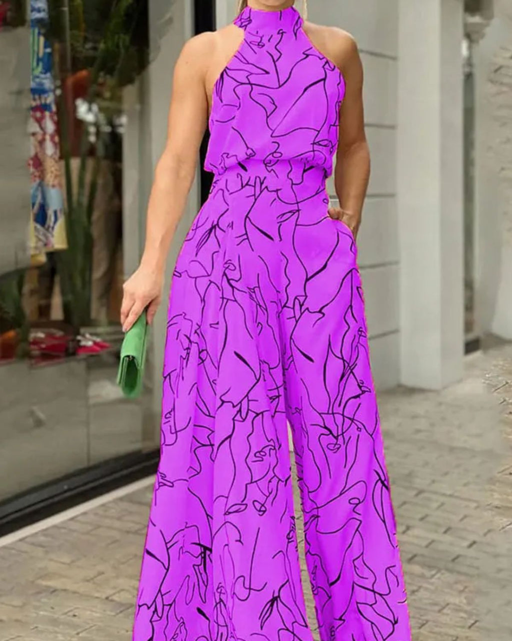 Sammy Jackson™ Sue Halter Jumpsuit | Trendy & Stijlvol