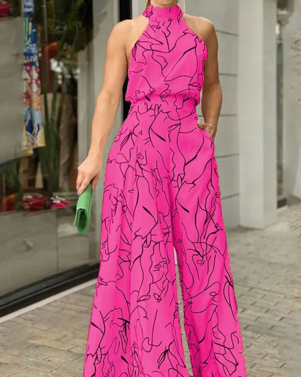 Sammy Jackson™ Sue Halter Jumpsuit | Trendy & Stijlvol