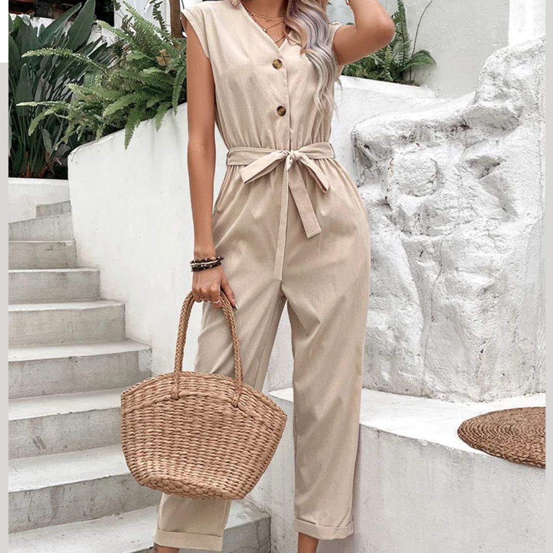 Sammy Jackson™ Carla Jumpsuit | Mouwloos & Stijlvol
