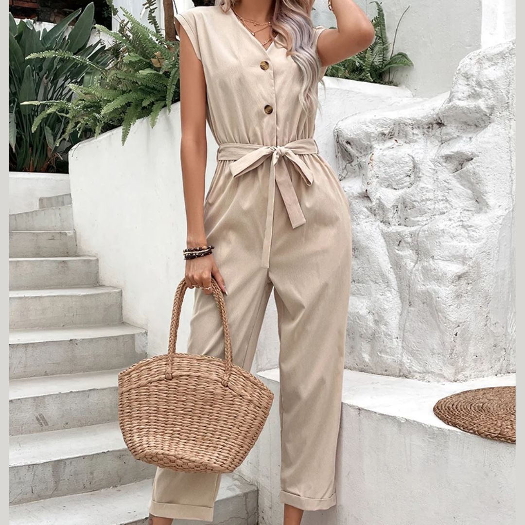 Sammy Jackson™ Carla Jumpsuit | Mouwloos & Stijlvol