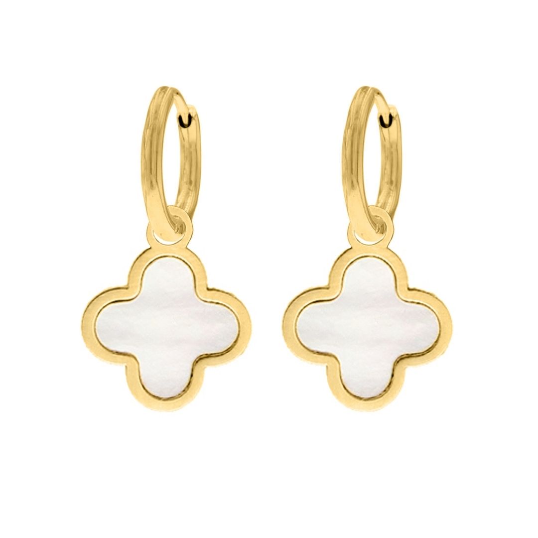 Sammy Jackson™ Luxe Klaver Oorbellen | Trendy & Symbolisch