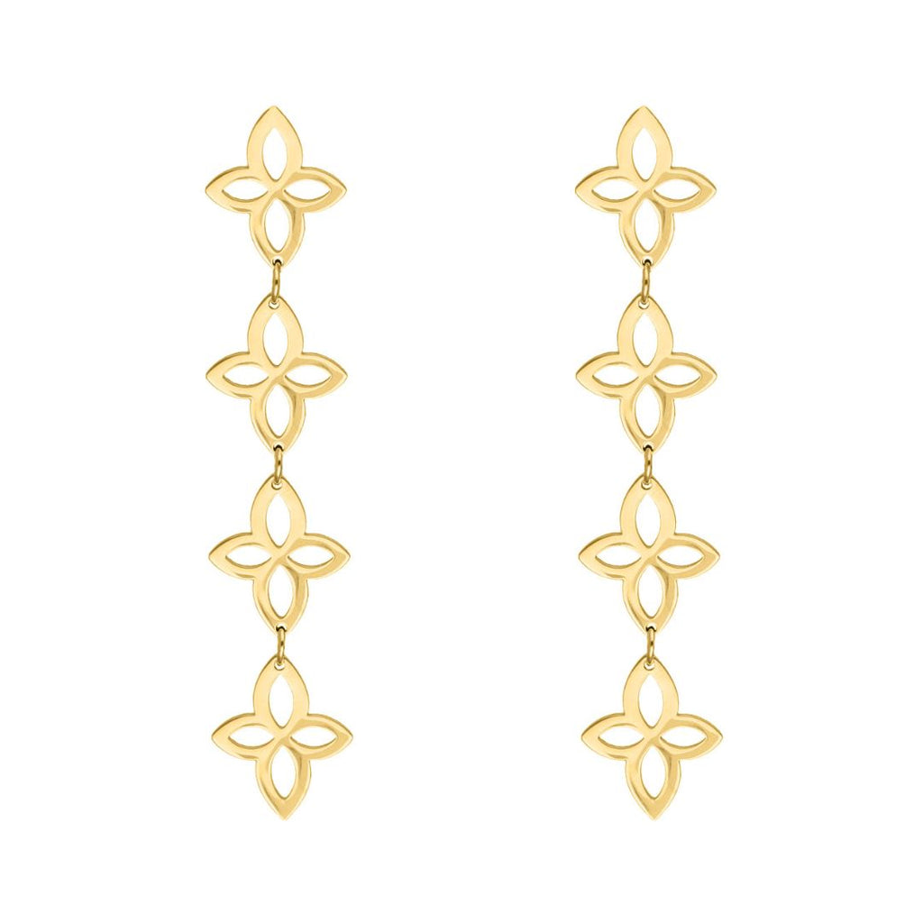 Sammy Jackson™ Bloemenketting Oorbellen | Vintage & Chic