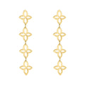 Sammy Jackson™ Bloemenketting Oorbellen | Vintage & Chic