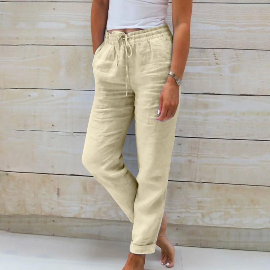 Sammy Jackson™ Nina Linnen Broek | Stijlvol & Ademend