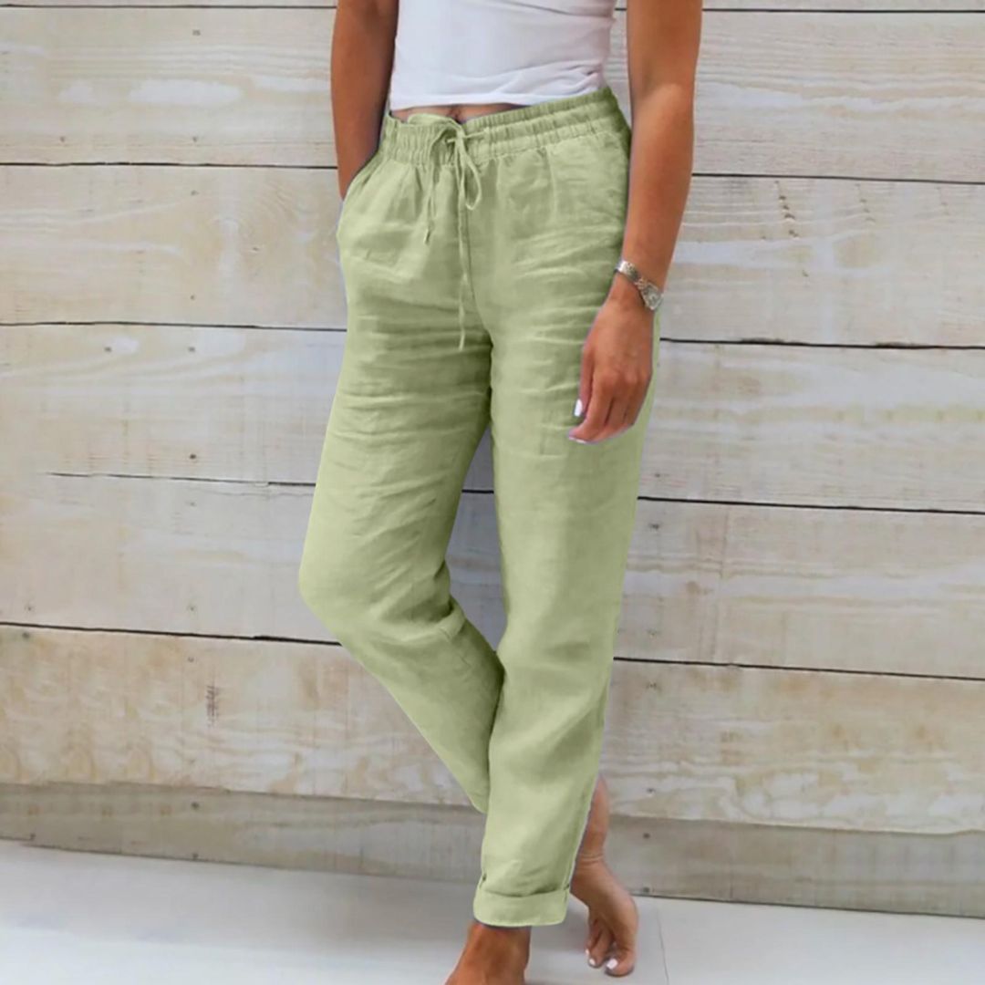 Sammy Jackson™ Nina Linnen Broek | Stijlvol & Ademend