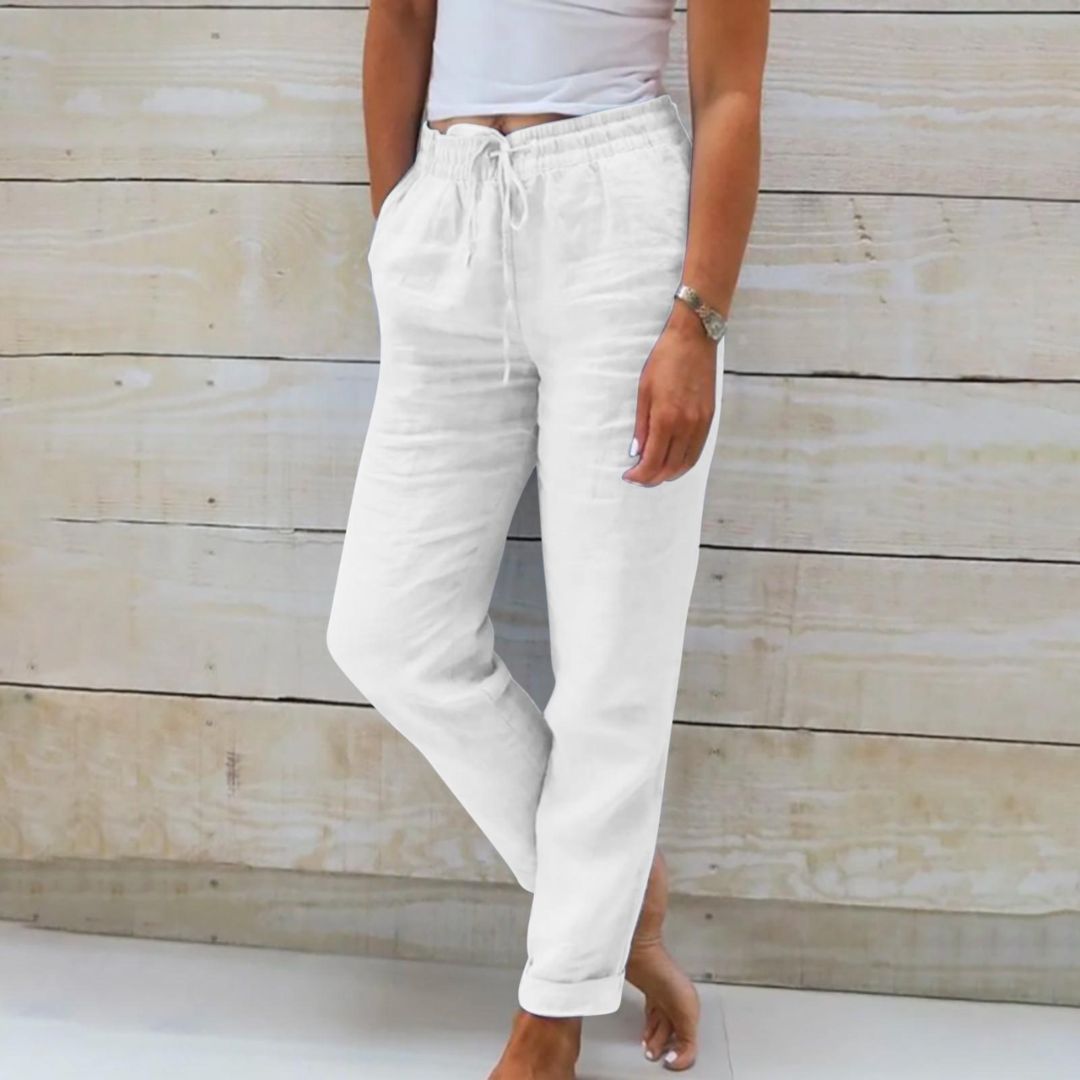 Sammy Jackson™ Nina Linnen Broek | Stijlvol & Ademend