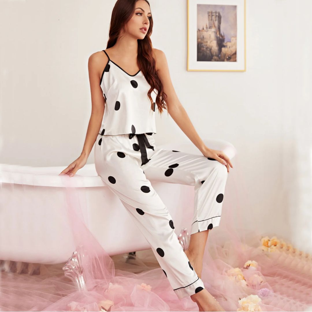 Sammy Jackson™ Sabrina Satijnen Pyjama | Zacht & Comfortabel
