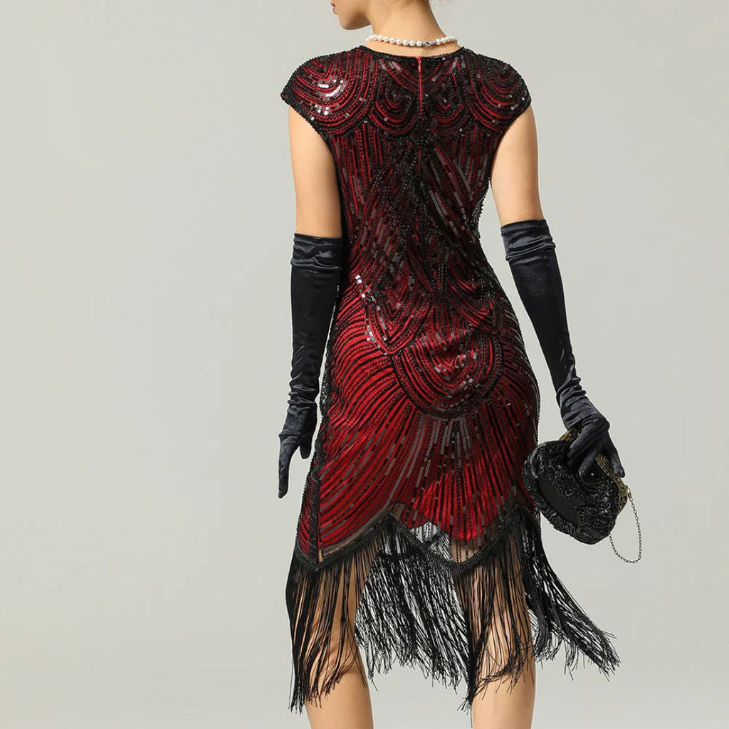 Sammy Jackson™ Carmi Glitterjurk | Gatsby-stijl & Klassiek
