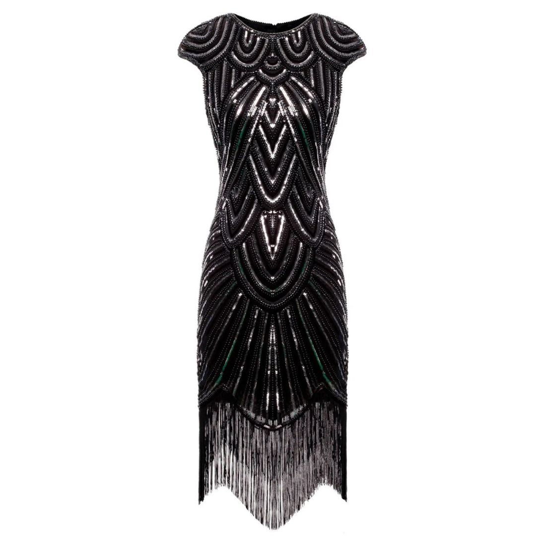 Sammy Jackson™ Carmi Glitterjurk | Gatsby-stijl & Klassiek