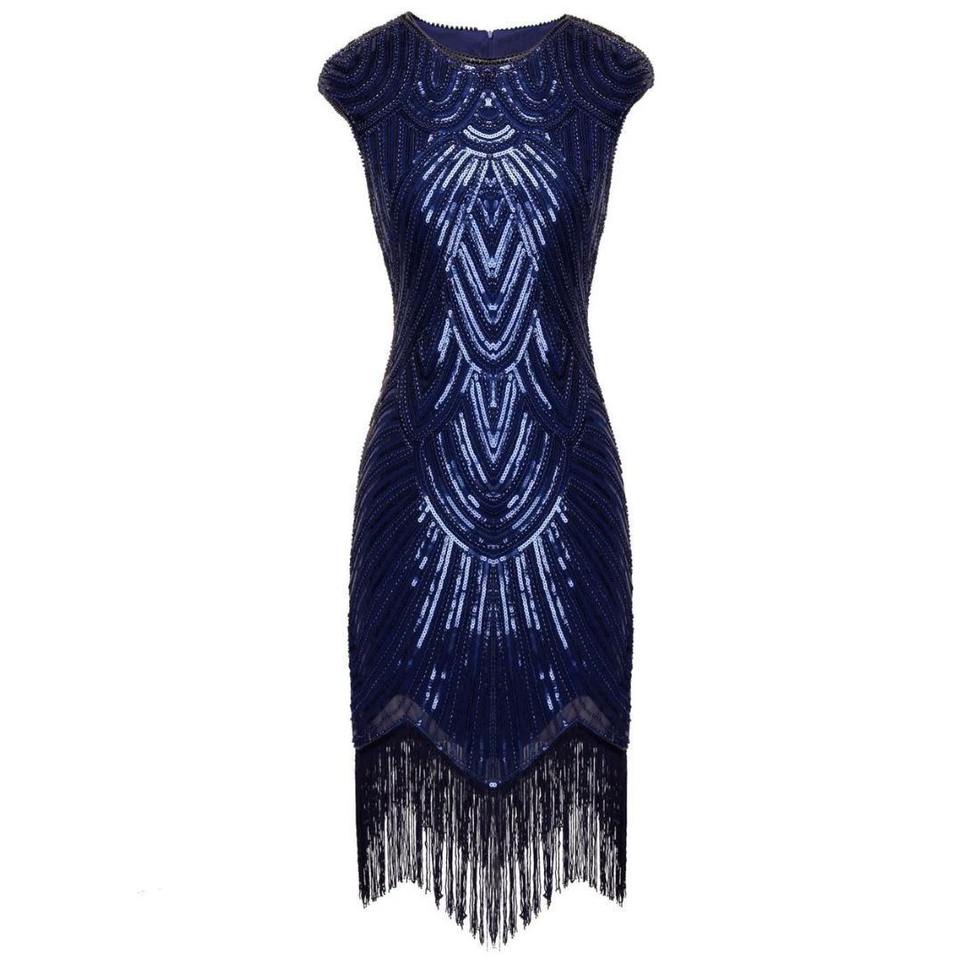 Sammy Jackson™ Carmi Glitterjurk | Gatsby-stijl & Klassiek