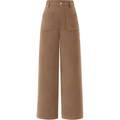 Casual Wijde Palazzo Broek met Hoge Taille en Zakken - Clarissa