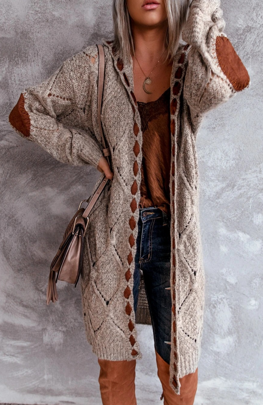 Sammy Jackson™ Evelyn | Stijlvol Lang Vest - Comfy met Capuchon