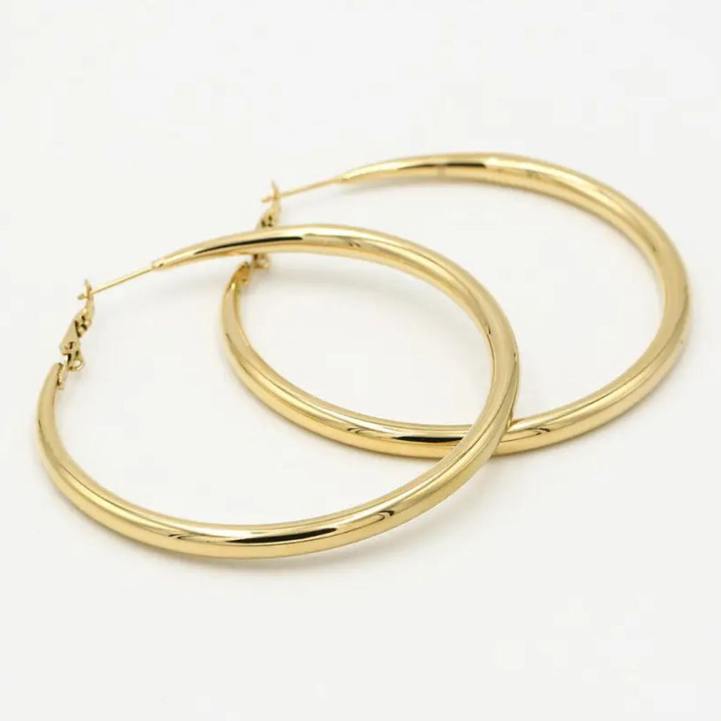 Sammy Jackson™ Gouden Oorringen (60 mm) | Luxe & Stijlvol
