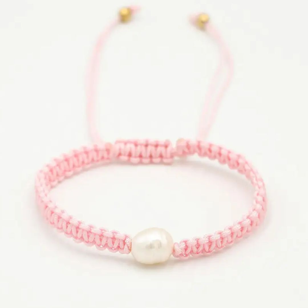 Sammy Jackson™ Roze Parelarmband | Veelzijdig & Trendy
