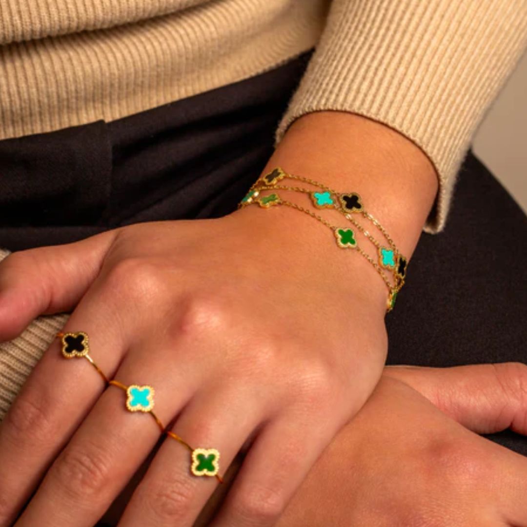 Sammy Jackson™ Klaver Armband Groen | Stijlvol & Speciaal