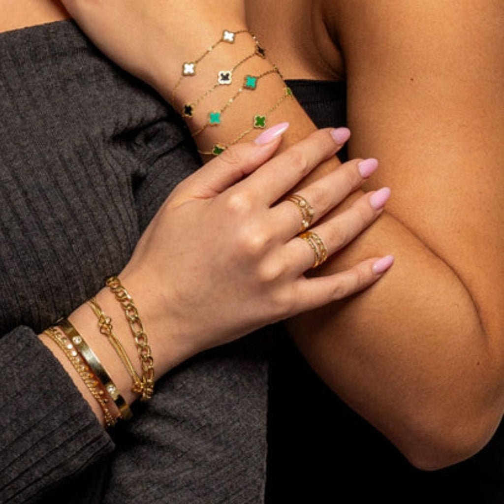 Sammy Jackson™ Klaver Armband Groen | Stijlvol & Speciaal