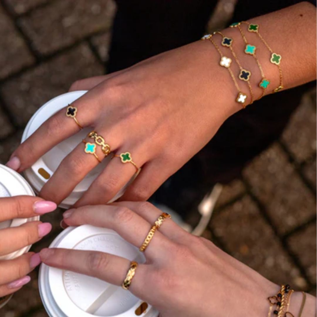 Sammy Jackson™ Klaver Armband Groen | Stijlvol & Speciaal