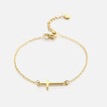 Sammy Jackson™ Gouden Kruisarmband | Spiritueel & Stijlvol