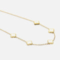 Sammy Jackson™ Witte Klavertjes Ketting | Positief & Charmant