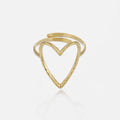 Sammy Jackson™ Grote Open Hart Ring | Opvallend & Stijlvol