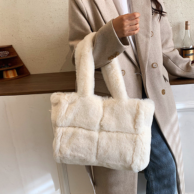 Sammy Jackson™ Pipa Pluche Handtas | Een comfortabele & winterse damestas