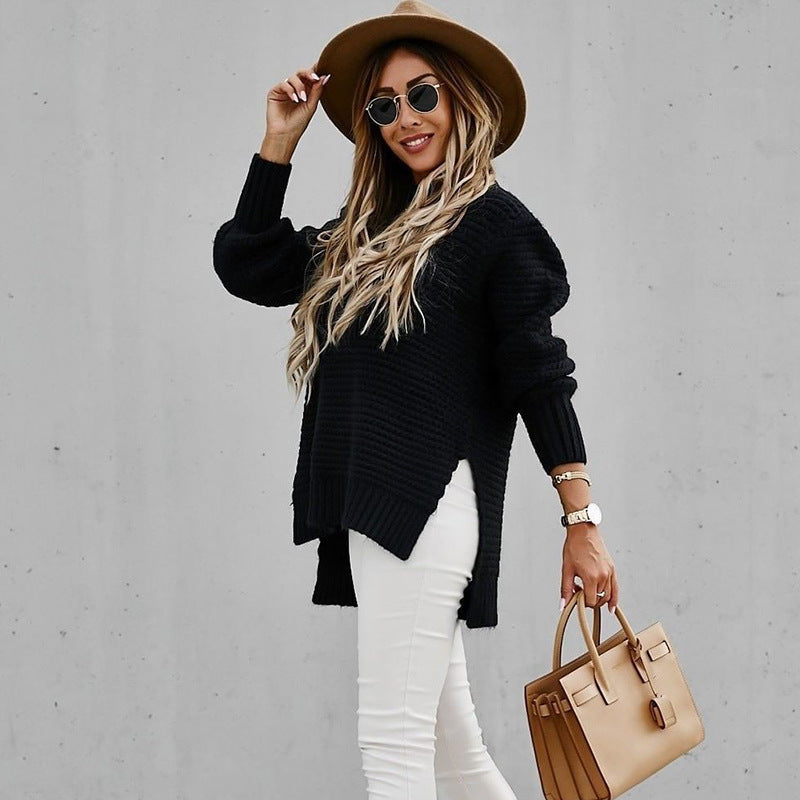 Sammy Jackson™ Sofia | Elegante Pullover met Halfhoge Hals - Gebreide Herfsttrui