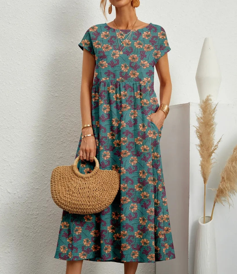 Luchtige katoenen jurk – Isadora