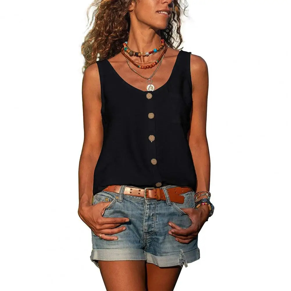 Sammy Jackson™ Raquel Top | Mouwloos & Stijlvol