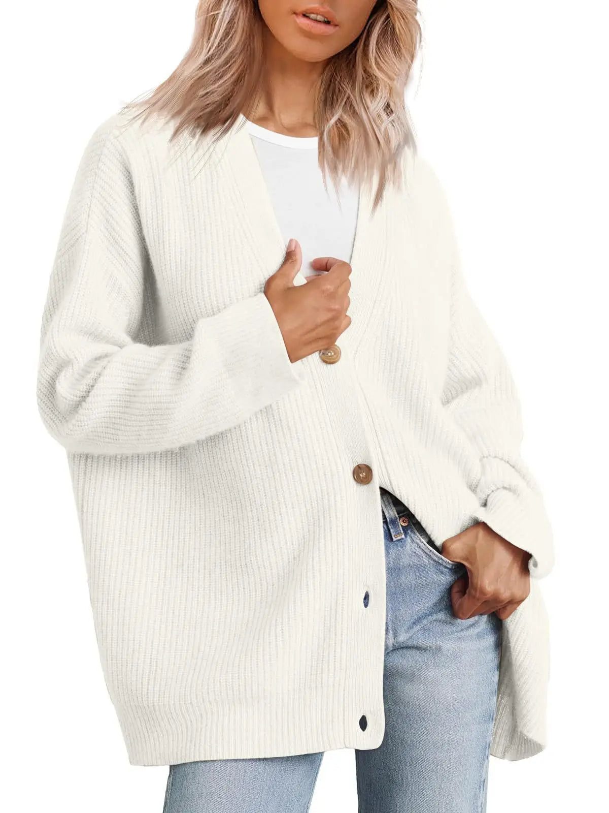 Dames Kasjmier Vest met V-hals – Sylvie