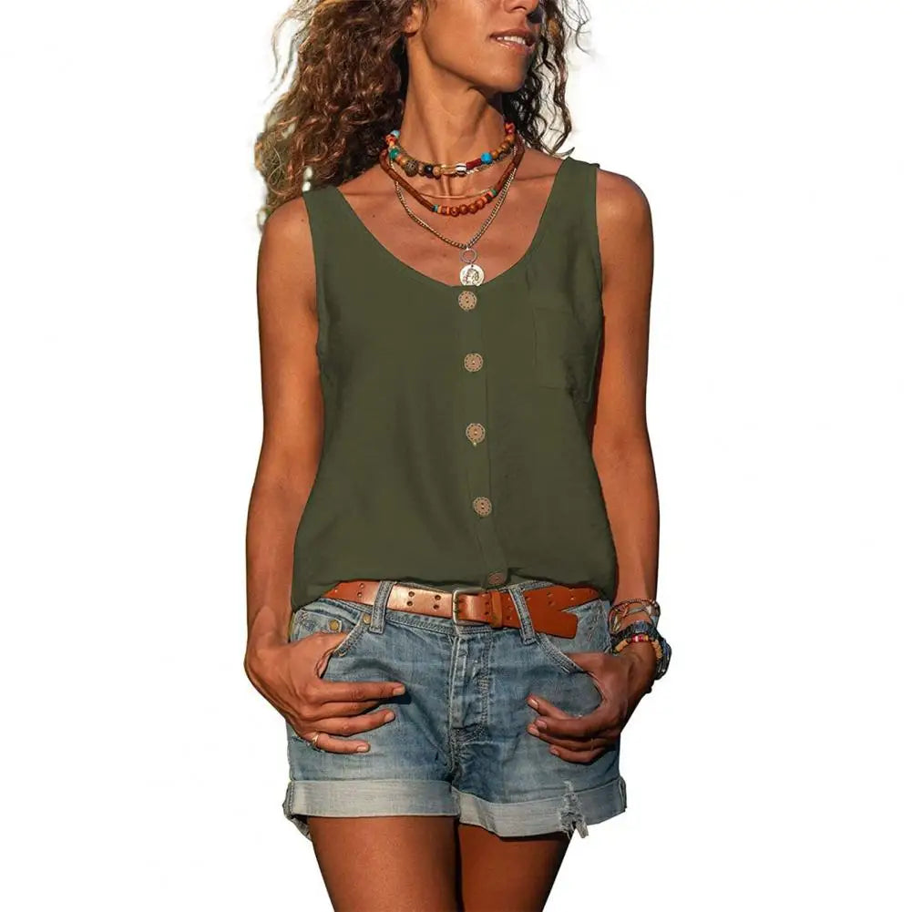 Sammy Jackson™ Raquel Top | Mouwloos & Stijlvol